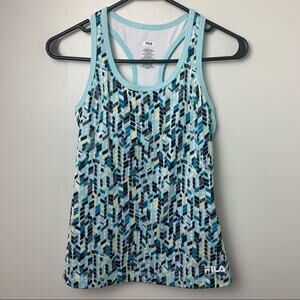 FILA Racerback Teal Workout Tank